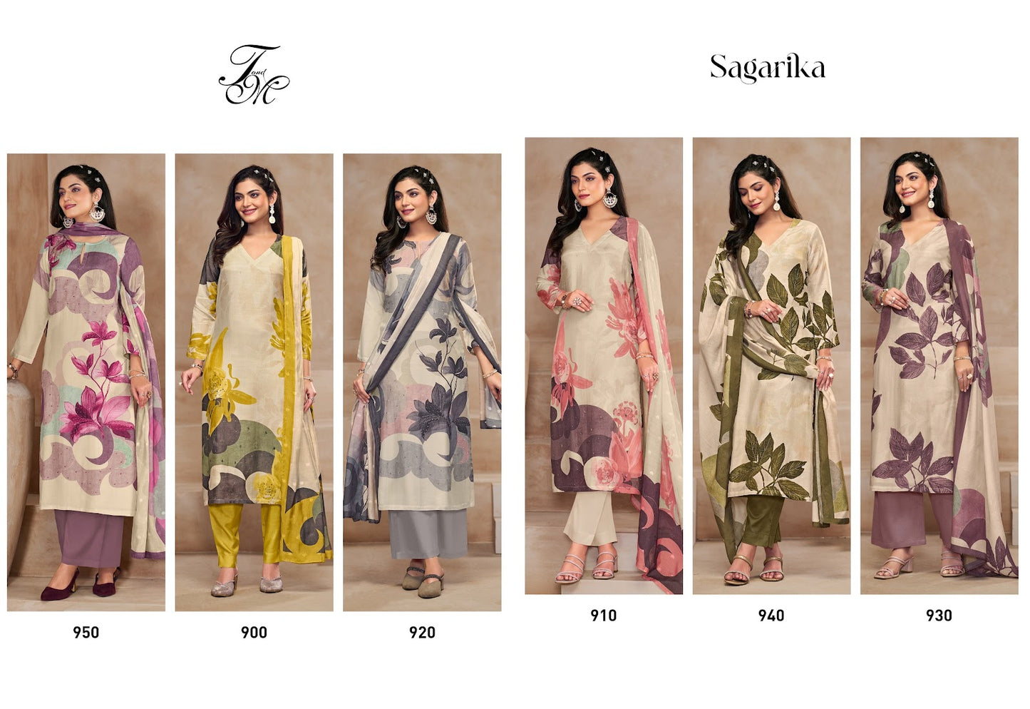 Sagarika Tm Muslin Silk Plazzo Style Suits Manufacturer