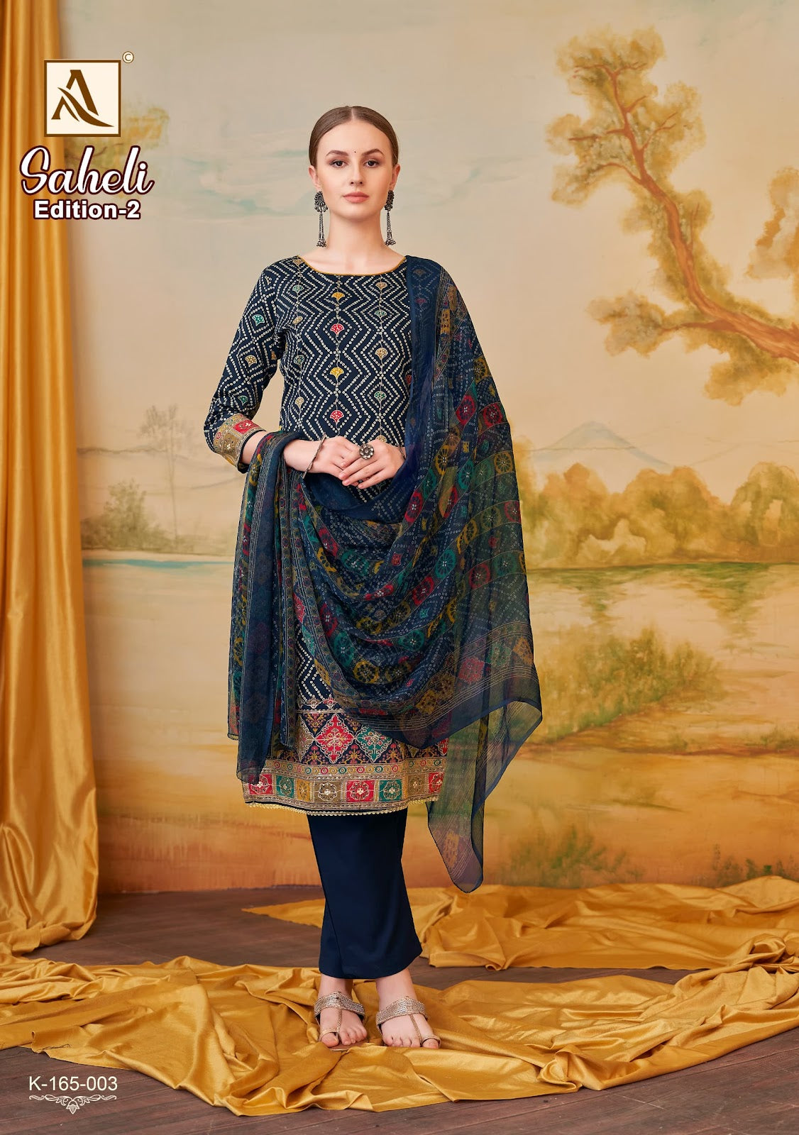Saheli Edition 2 Alok Zam Karachi Salwar Suits Manufacturer Ahmedabad