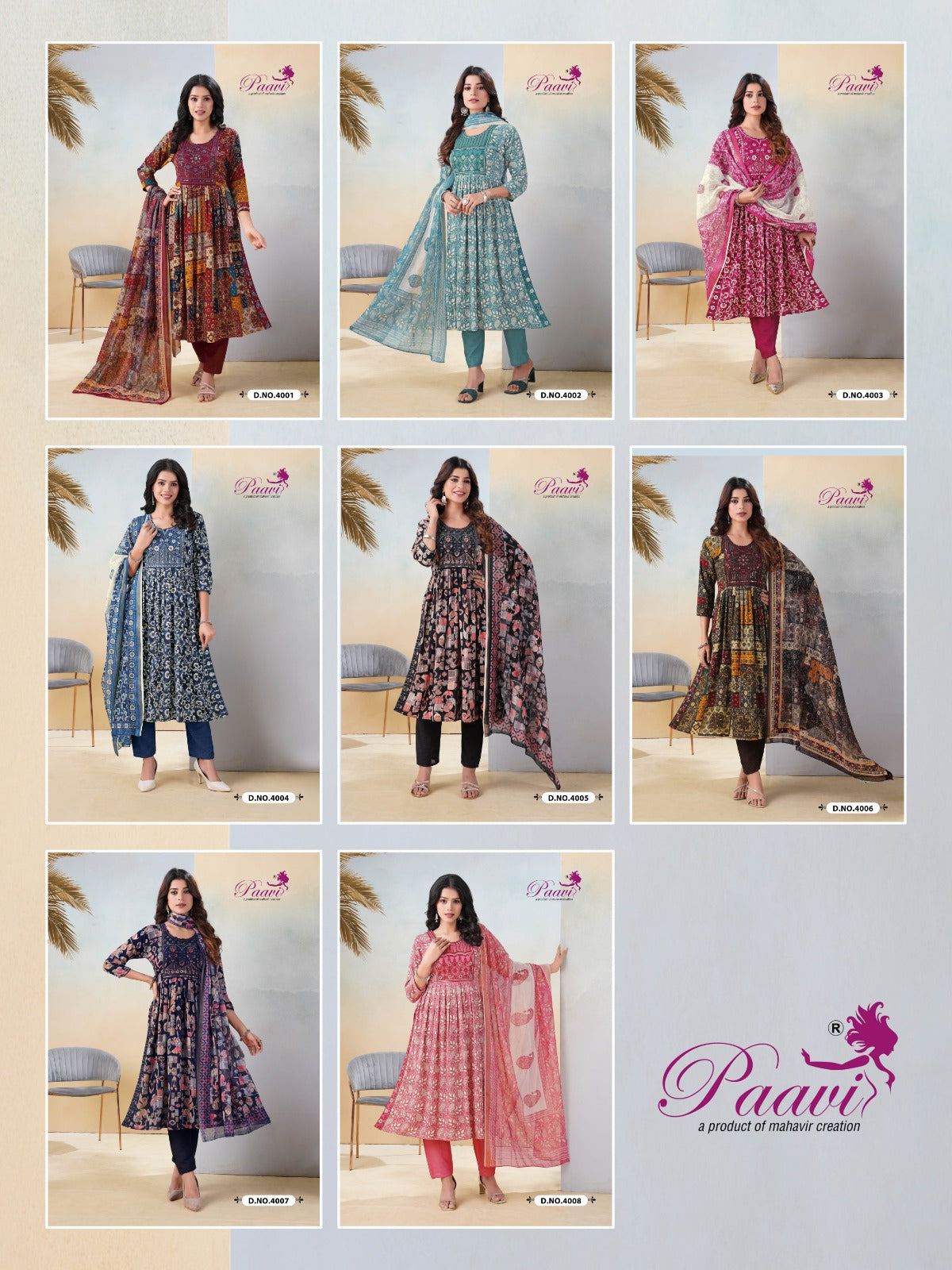 Saheli Paavi Portion Readymade Pant Style Suits Wholesale Price