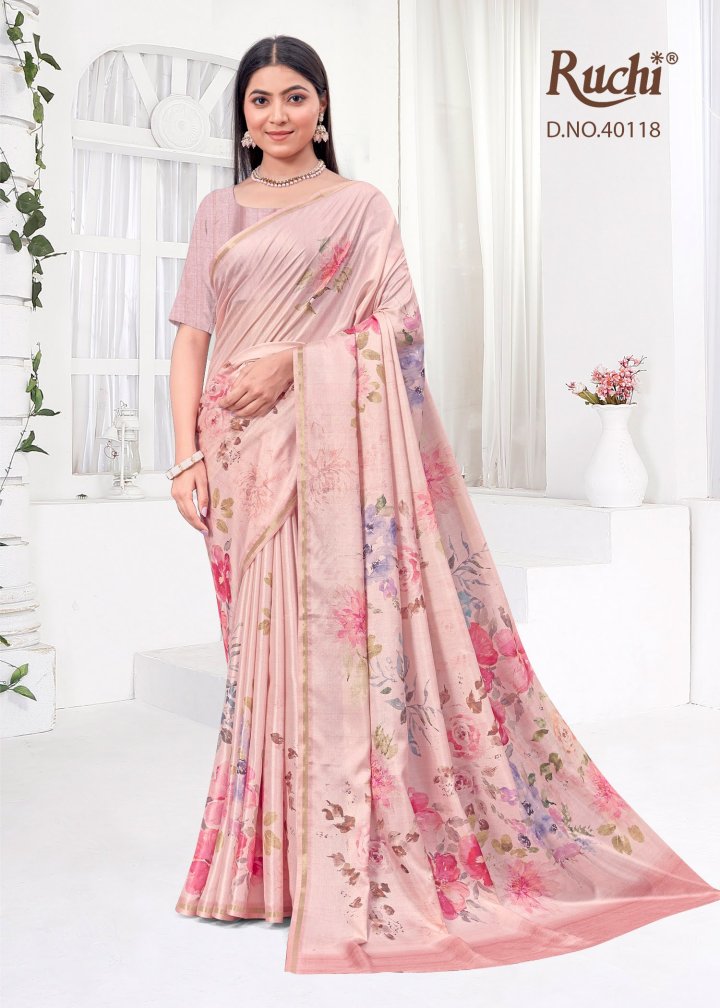Saisha Vol 2 Ruchi Tussar Silk Sarees Manufacturer India