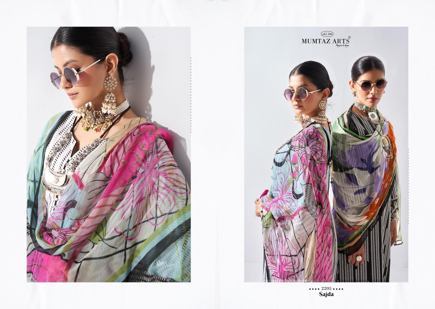 Sajda Mumtaz Arts Jam Satin Karachi Salwar Suits Wholesaler Gujarat