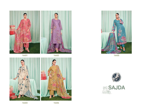 Sajda Vivek Pure Cotton Pant Style Suits