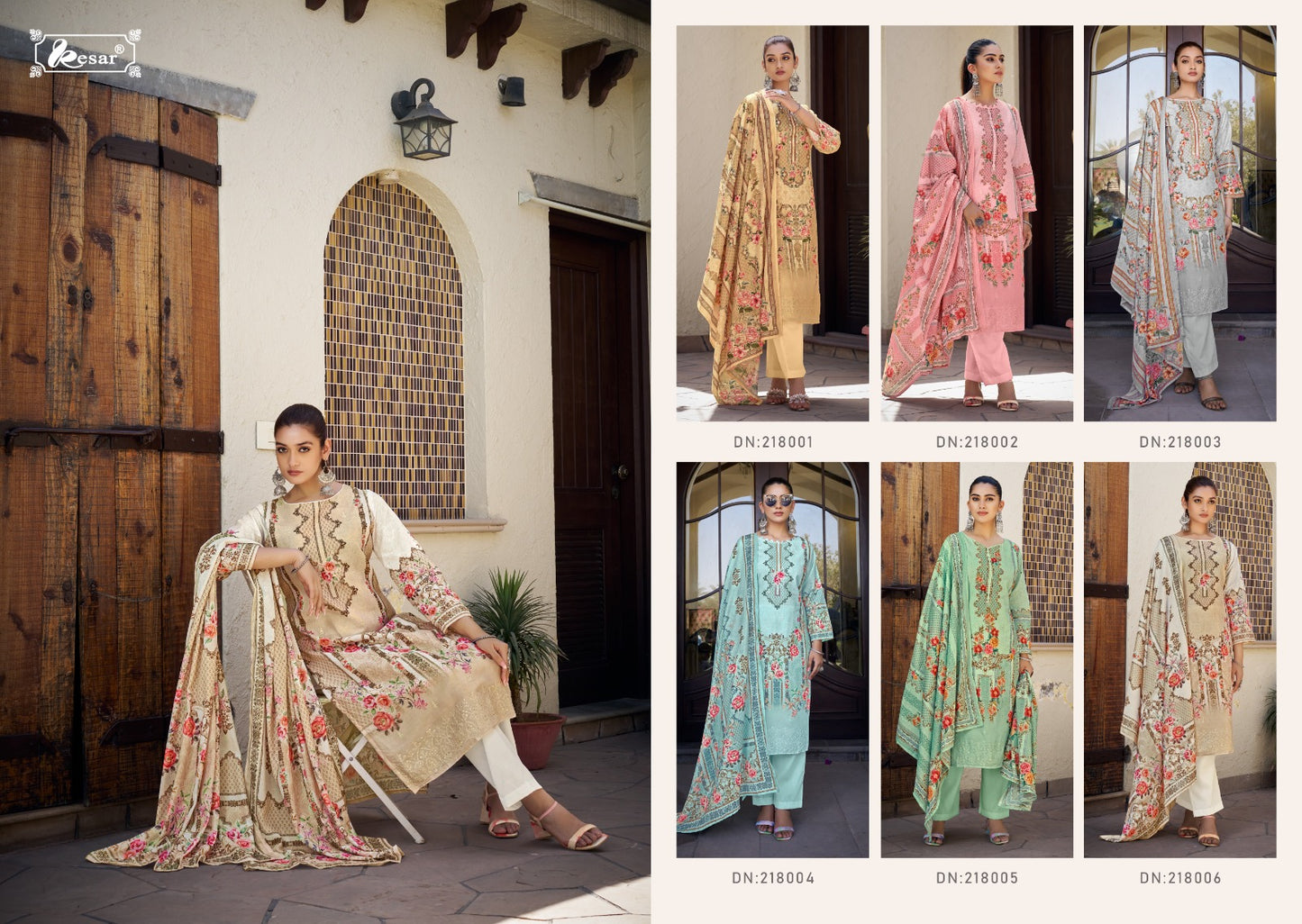 Sajda Vol 2 Kesar Lawn Cotton Pant Style Suits