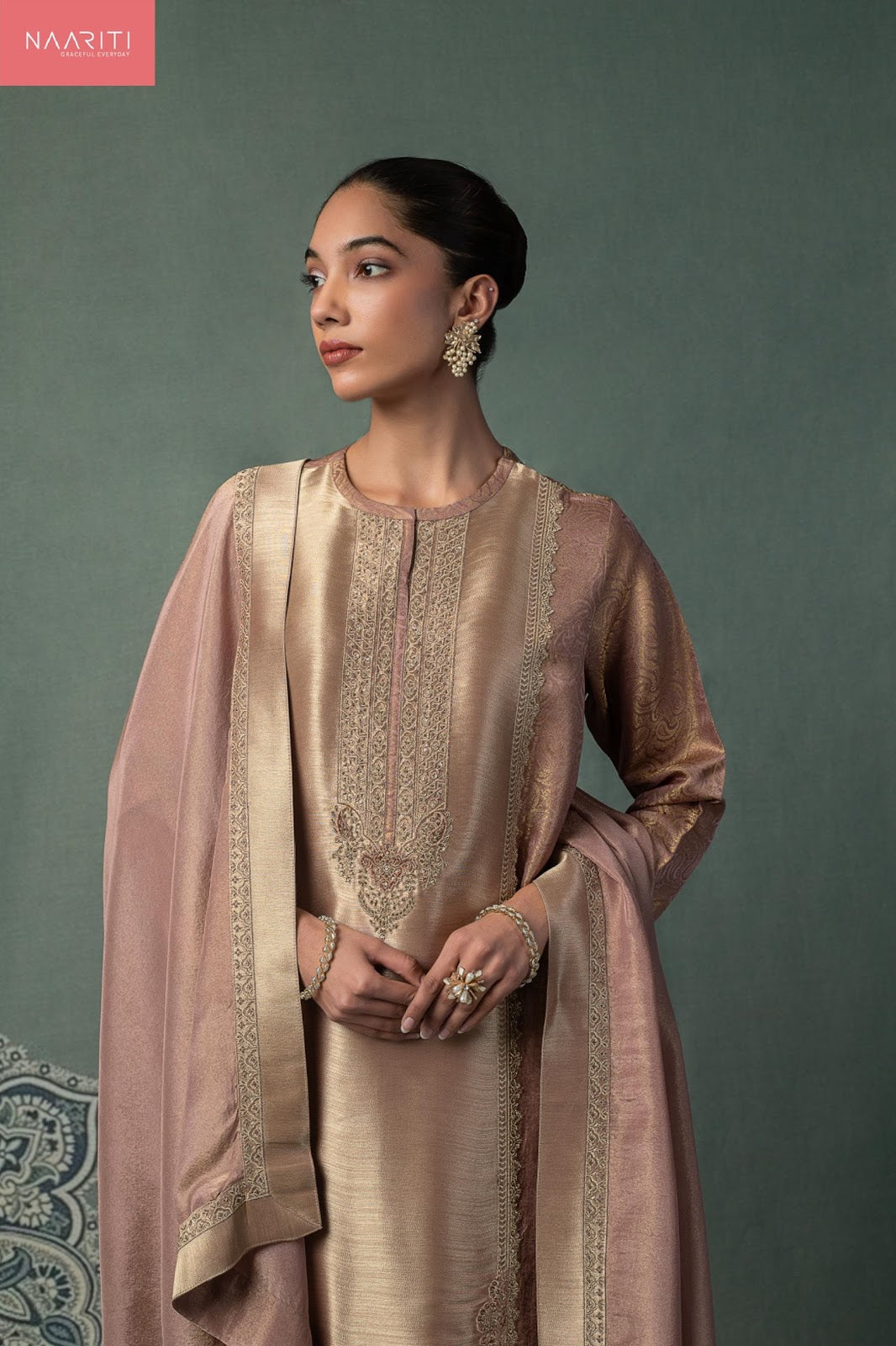 Sajvi Naariti Silk Pant Style Suits Supplier Ahmedabad