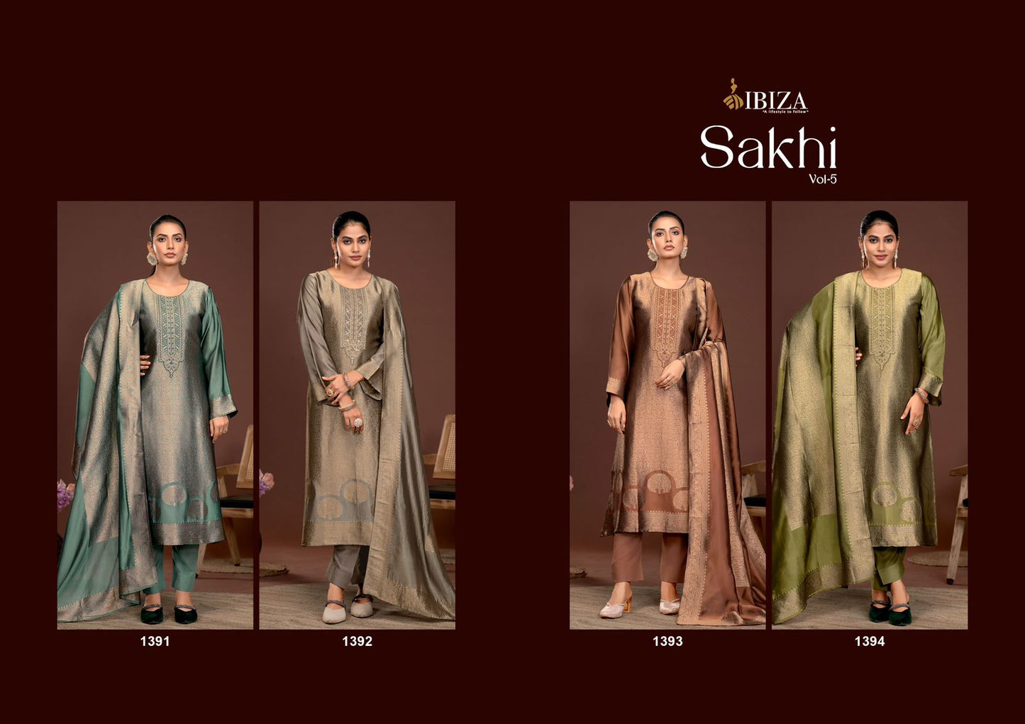 Sakhi Vol 5 Ibiza Banglori Silk Pant Style Suits Wholesale Price