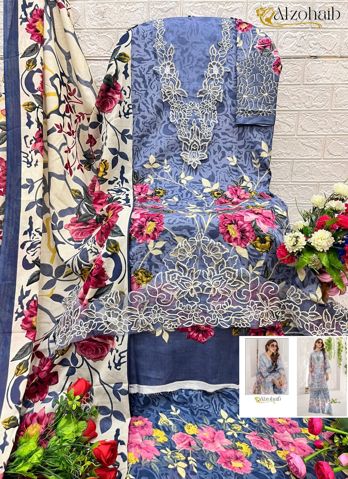 Sakina Vol 2 Al Zohaib Pure Cotton Pakistani Salwar Suits Manufacturer