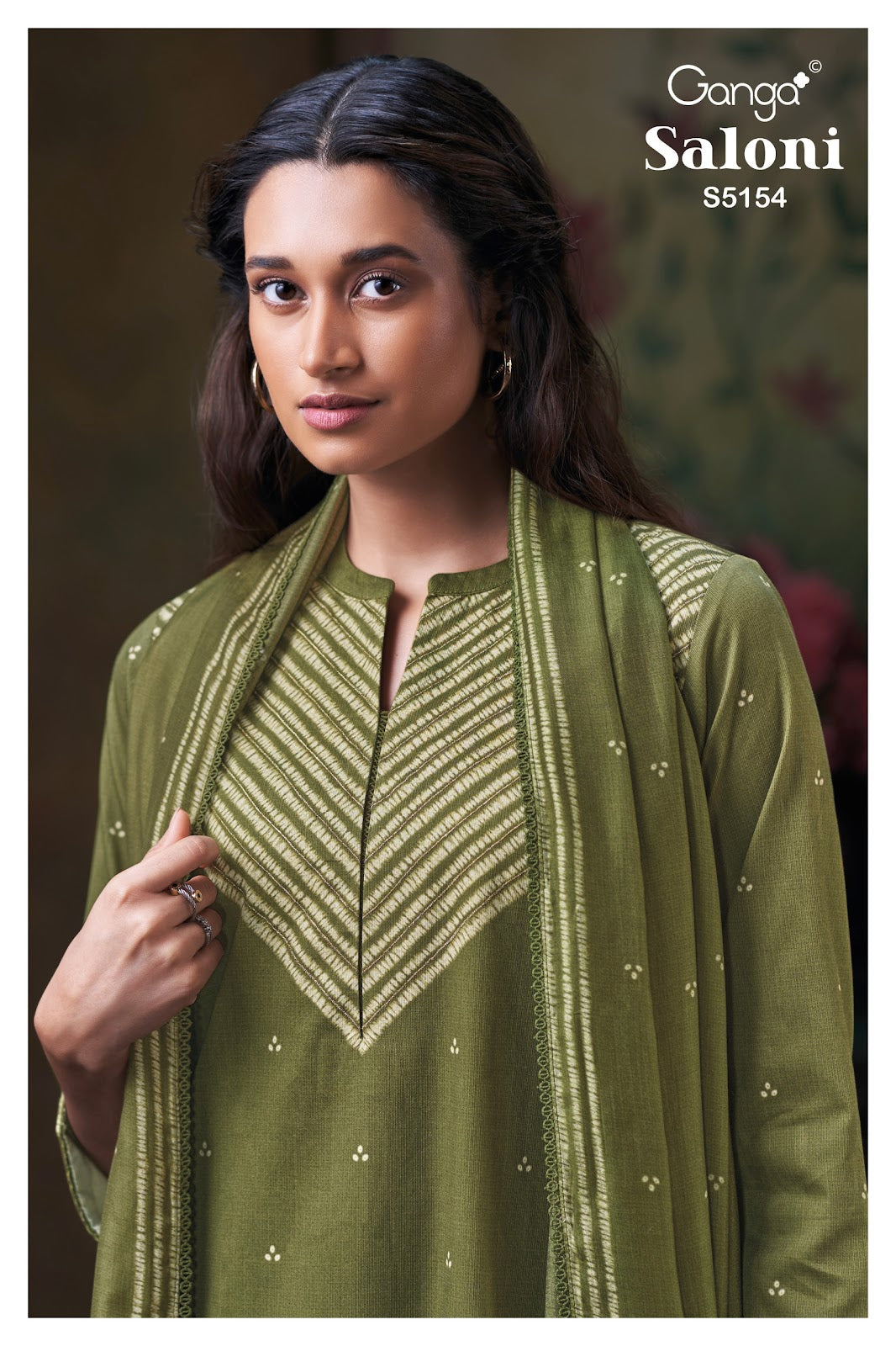Saloni S5154 Ganga Corduroy Pant Style Suits Manufacturer