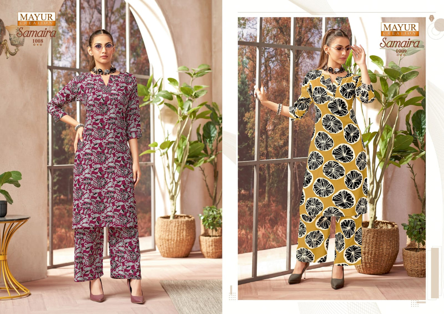 Samaira Vol 1 Mayur Creation Reyon Co Ord Set Wholesale Price