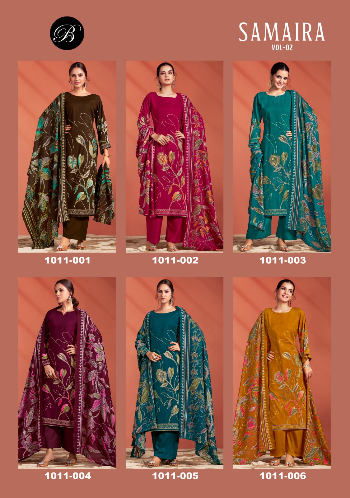 Samaira Vol 2 Belliza Designer Studio Viscose Rayon Karachi Salwar Suits Wholesale