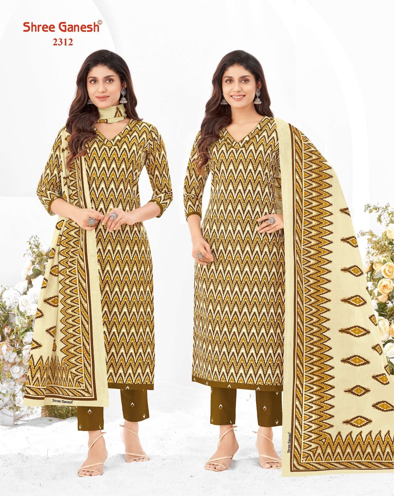 Samaiyra Vol 13 Shree Ganesh Cotton Dress Material Supplier Gujarat