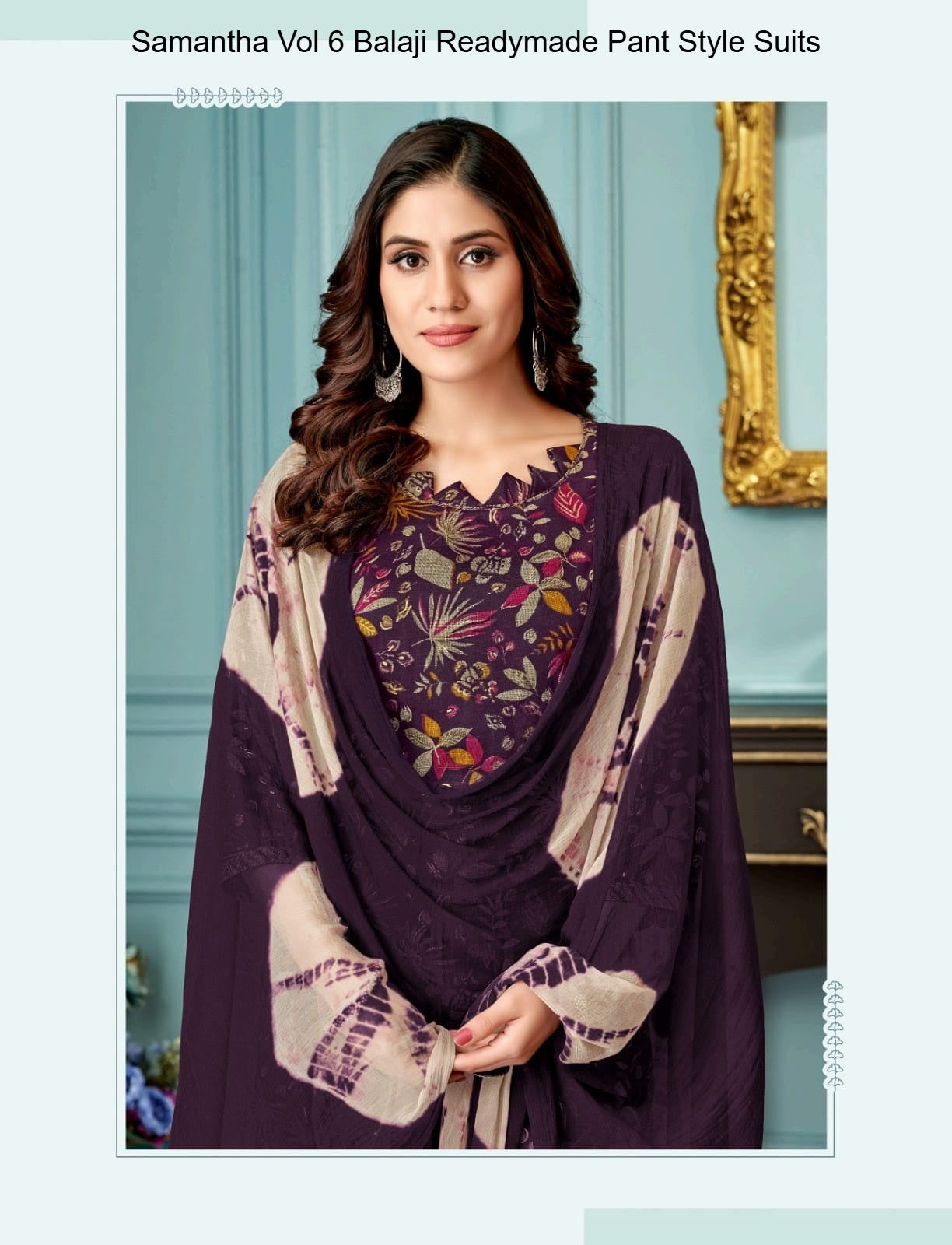 Samantha Vol 6 Balaji Capsule Rayon Readymade Pant Style Suits Wholesale Price