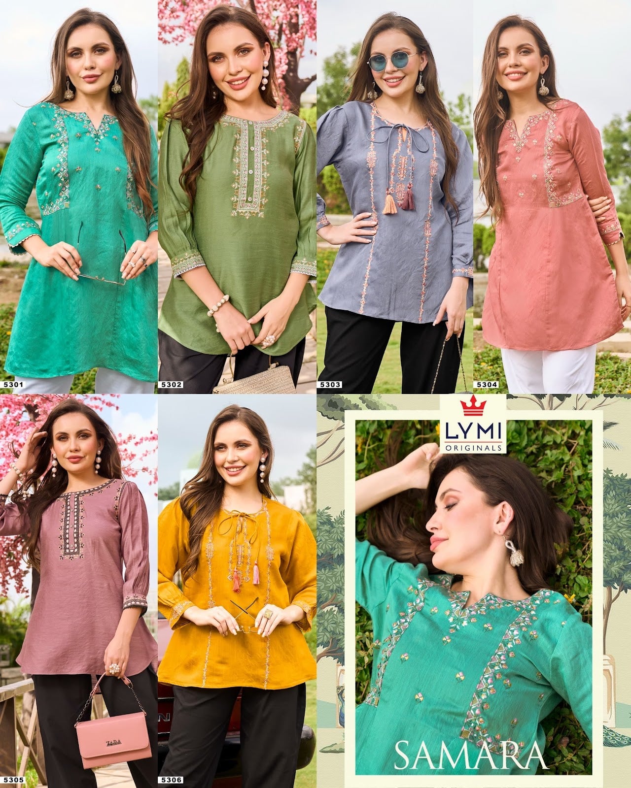 Samara Lymi Viscose Stylish Short Tops Exporter India