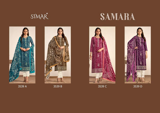 Samara Simar Pure Lawn Pant Style Suits