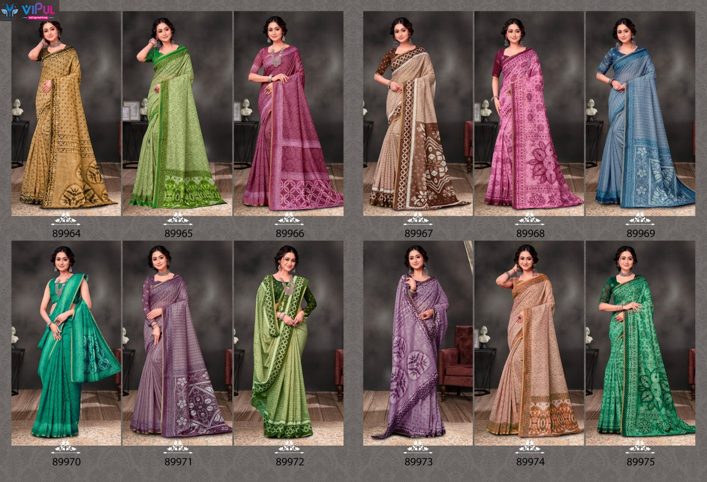 Sambhavi Vipul Cotton Sarees Exporter Ahmedabad