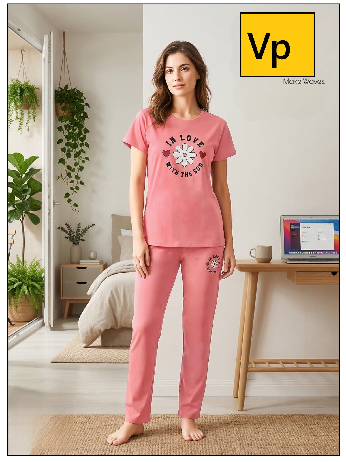 Same To Same Vp Tencil Pyjama Night Suits Wholesaler Ahmedabad