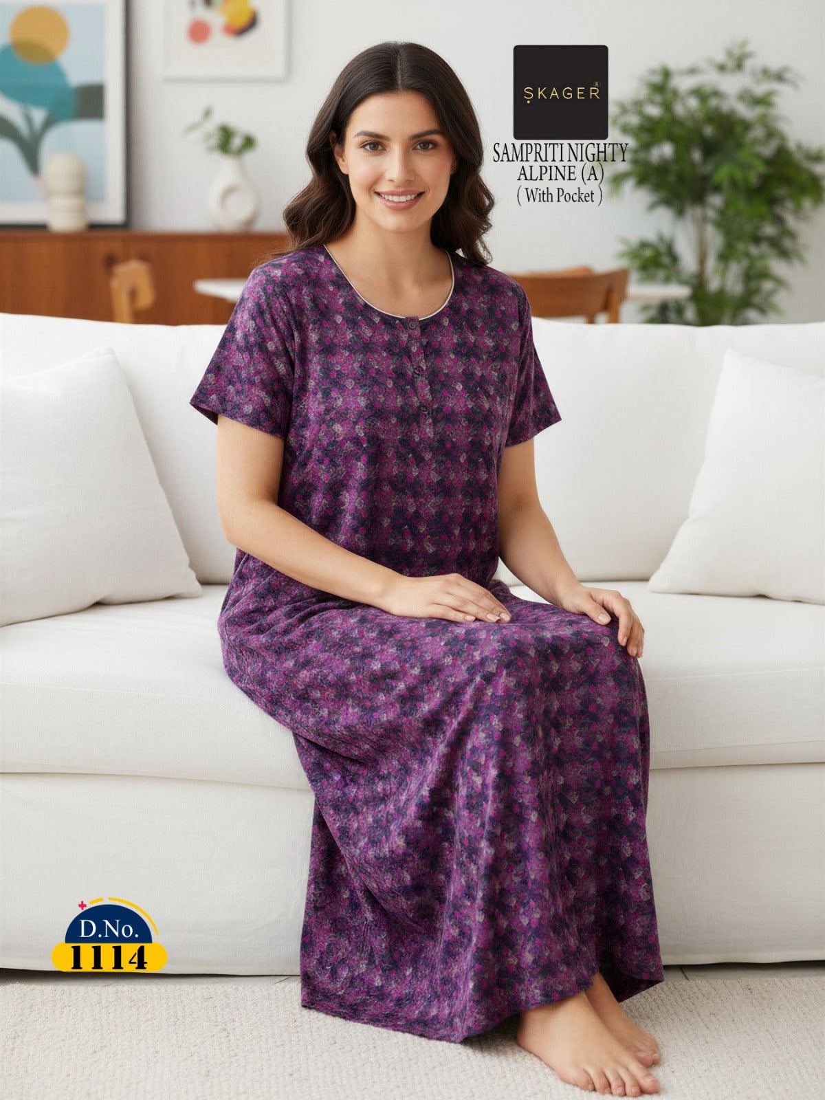 Sampriti Skager Alpine Night Gowns Manufacturer India