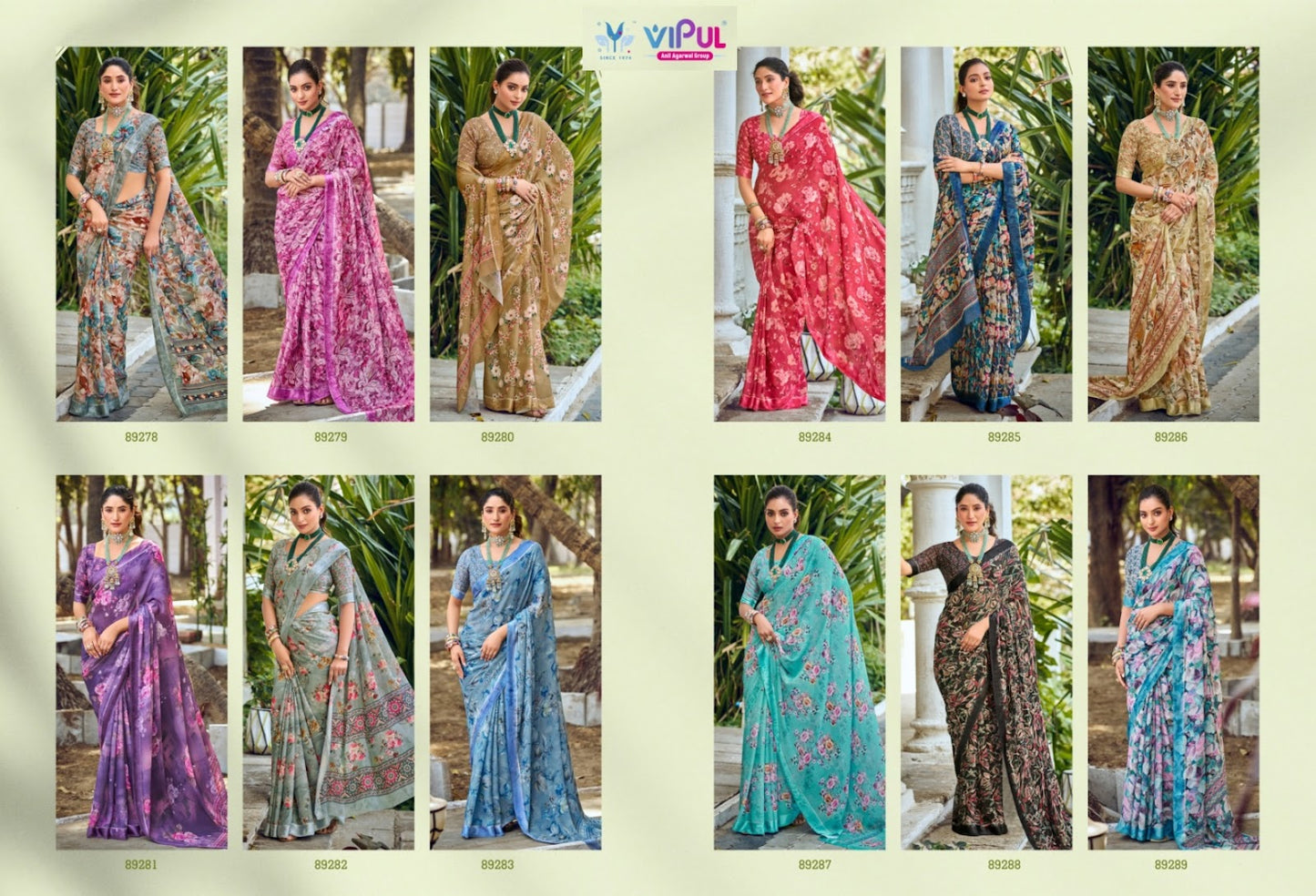 Samriddhi Vipul Georgette Sarees Supplier India