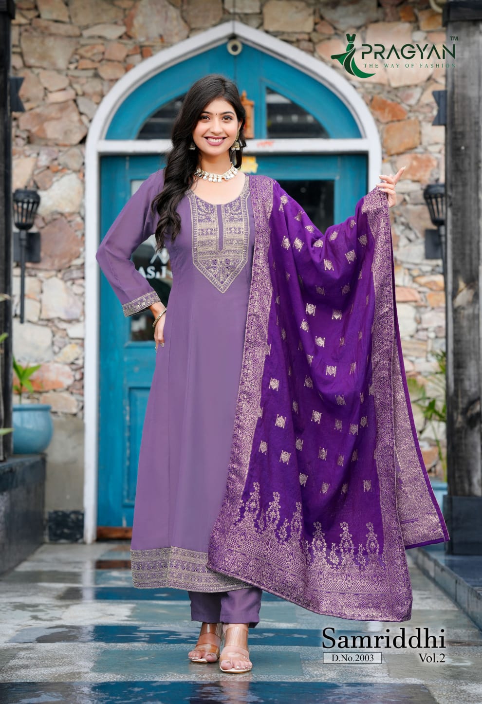 Samriddhi Vol 2 Pragyan Vichitra Readymade Anarkali Suits Exporter India
