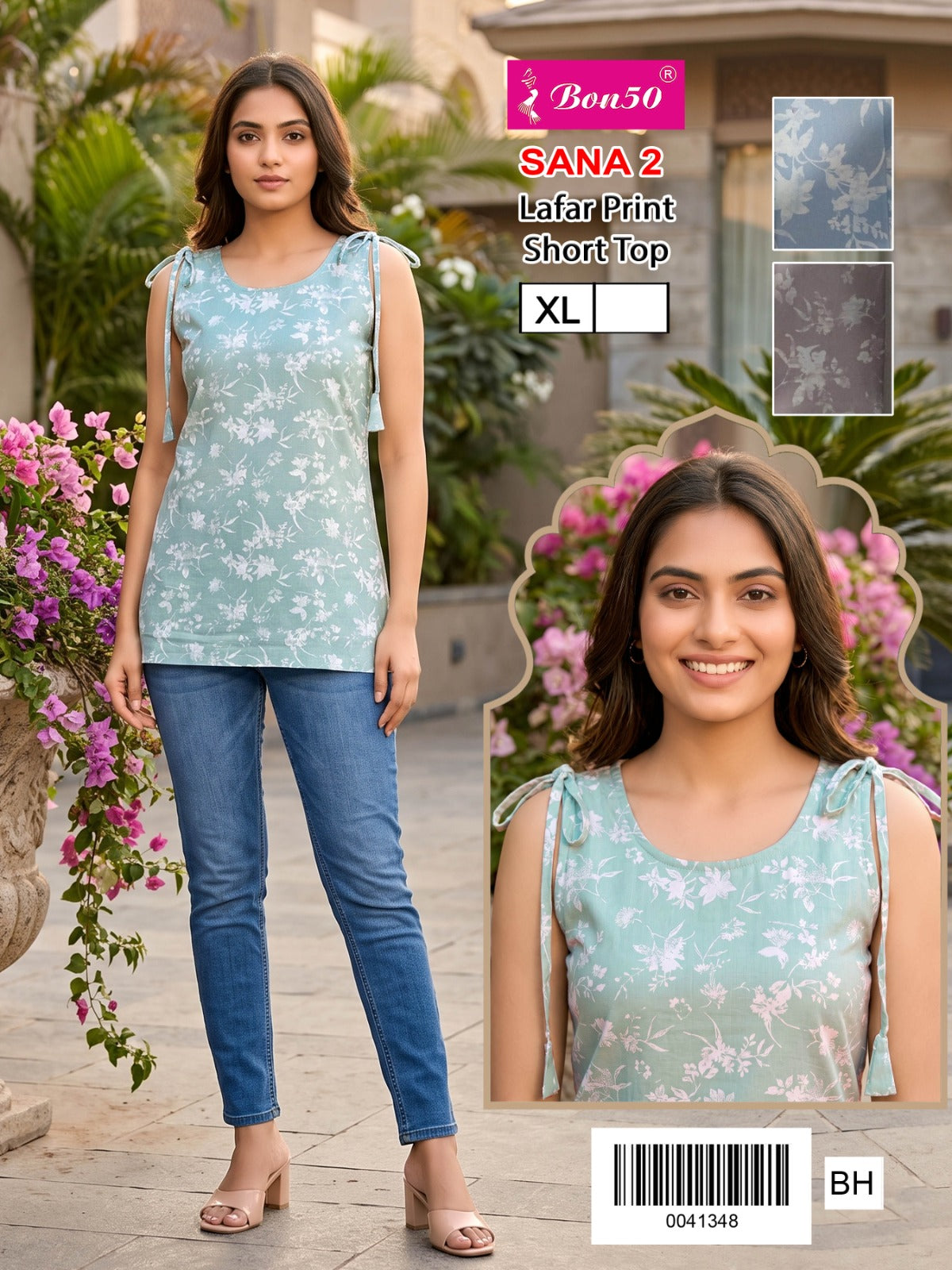 Sana Bon50 Stylish Short Tops Supplier