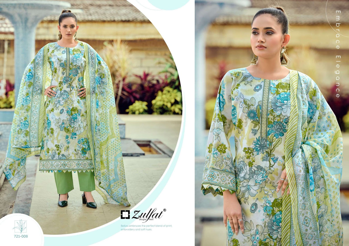 Sana Safina Vol 5 Zulfat Designer Pure Cotton Karachi Salwar Suits Manufacturer Ahmedabad