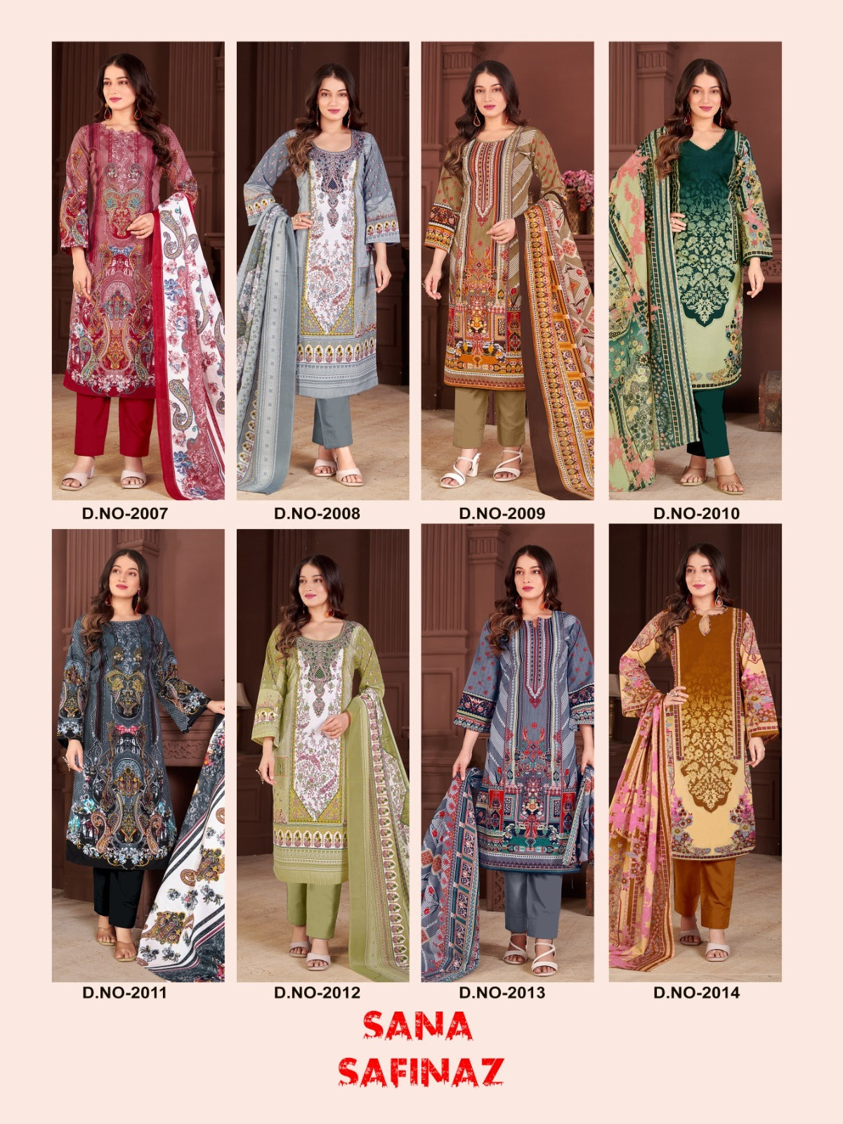 Sana Safinaz Vol 2 Ganesha Cotton Karachi Salwar Suits Manufacturer Gujarat