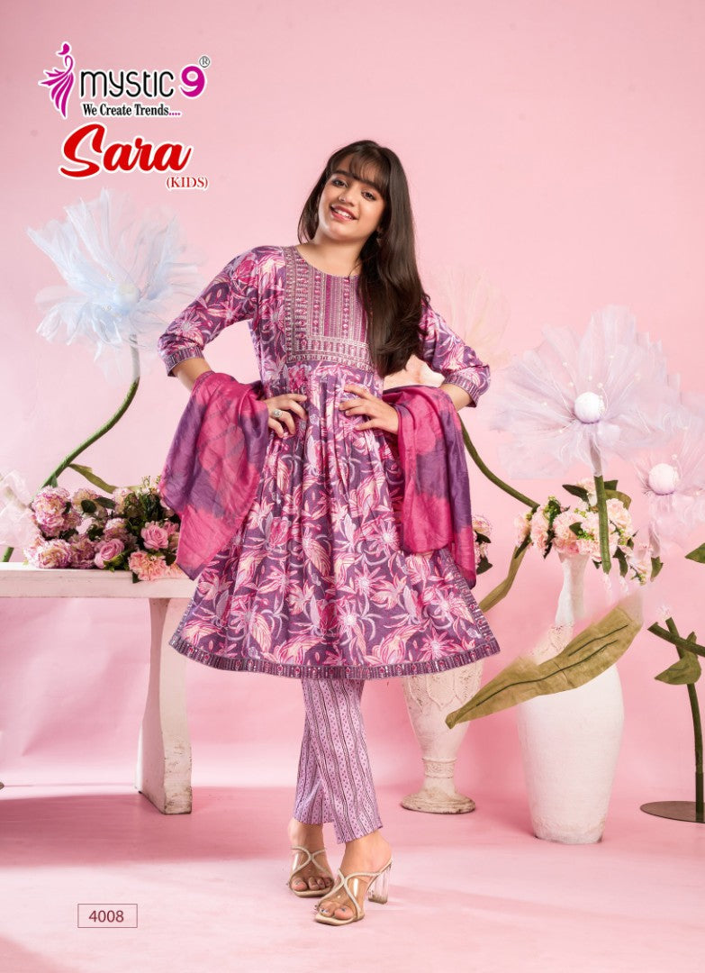 Sana Vol 4 Mystic 9 Rayon Girls Readymade Pant Suits Wholesale Price