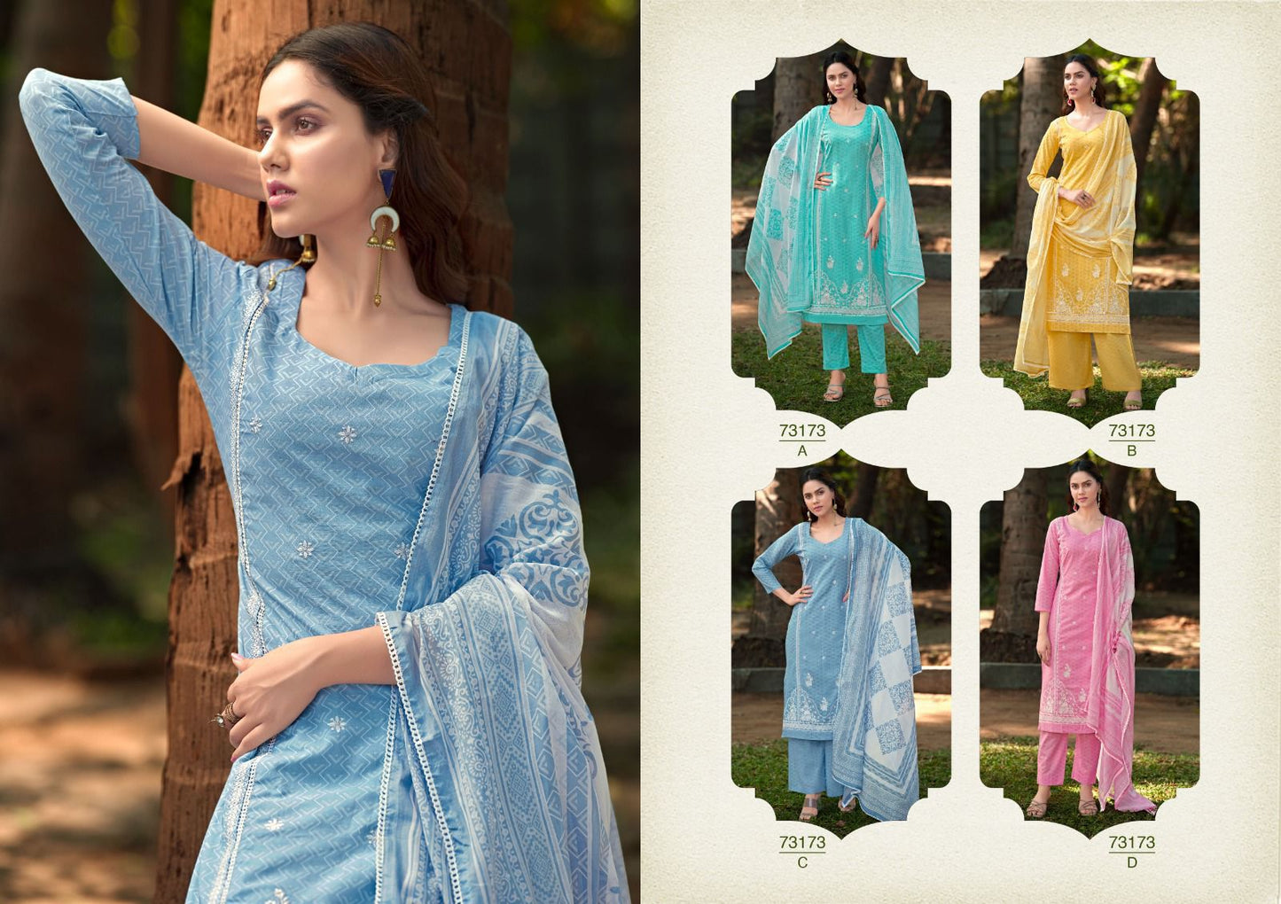 Saniya Rakhi Fashion Lawn Cotton Pant Style Suits