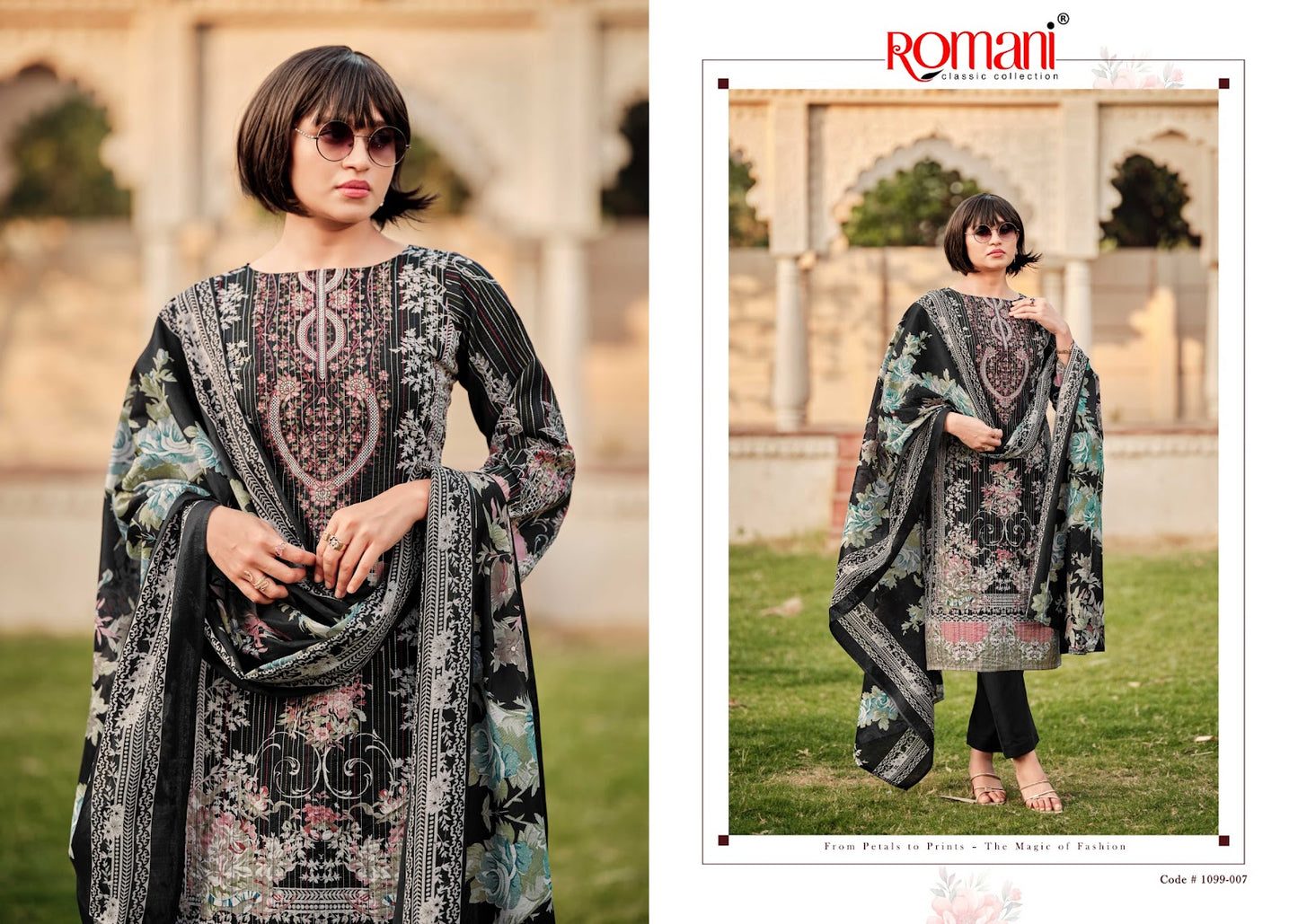 Saniya Romani Cotton Karachi Salwar Suits Wholesaler Ahmedabad