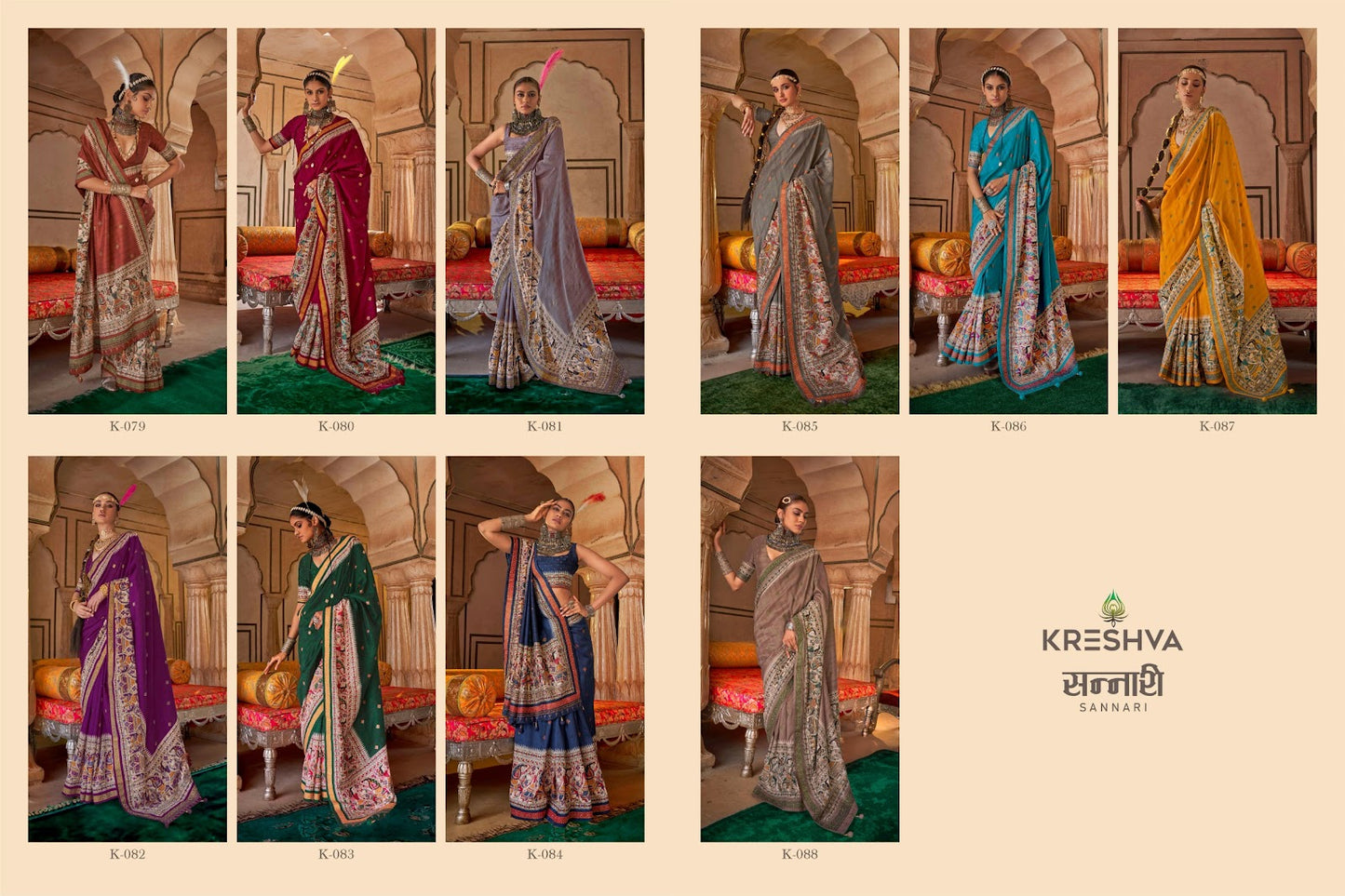 Sannari Kreshva Viscose Sarees Exporter India