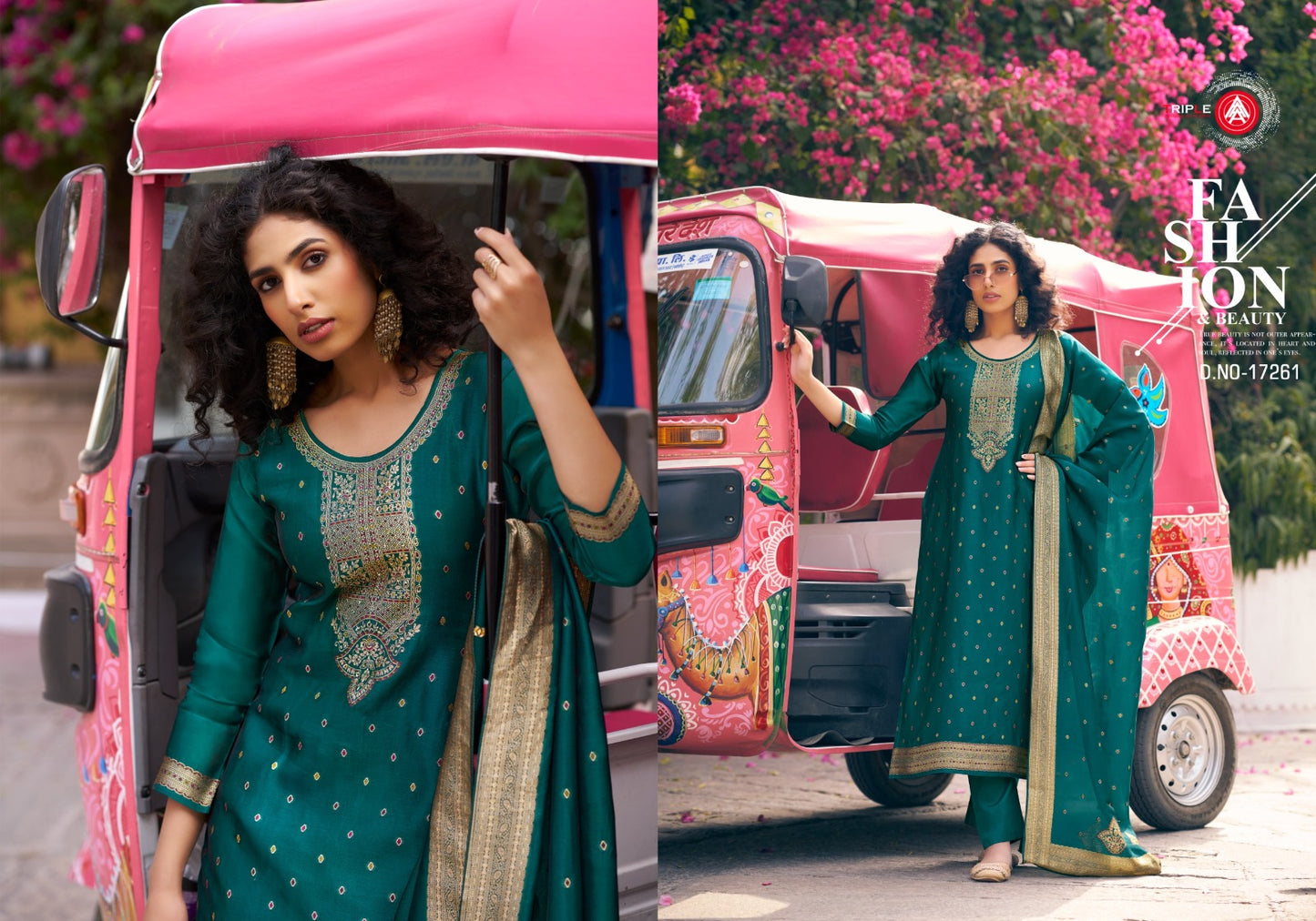 Saptrang Vol 4 Triple Aaa Weaving Silk Pant Style Suits Manufacturer