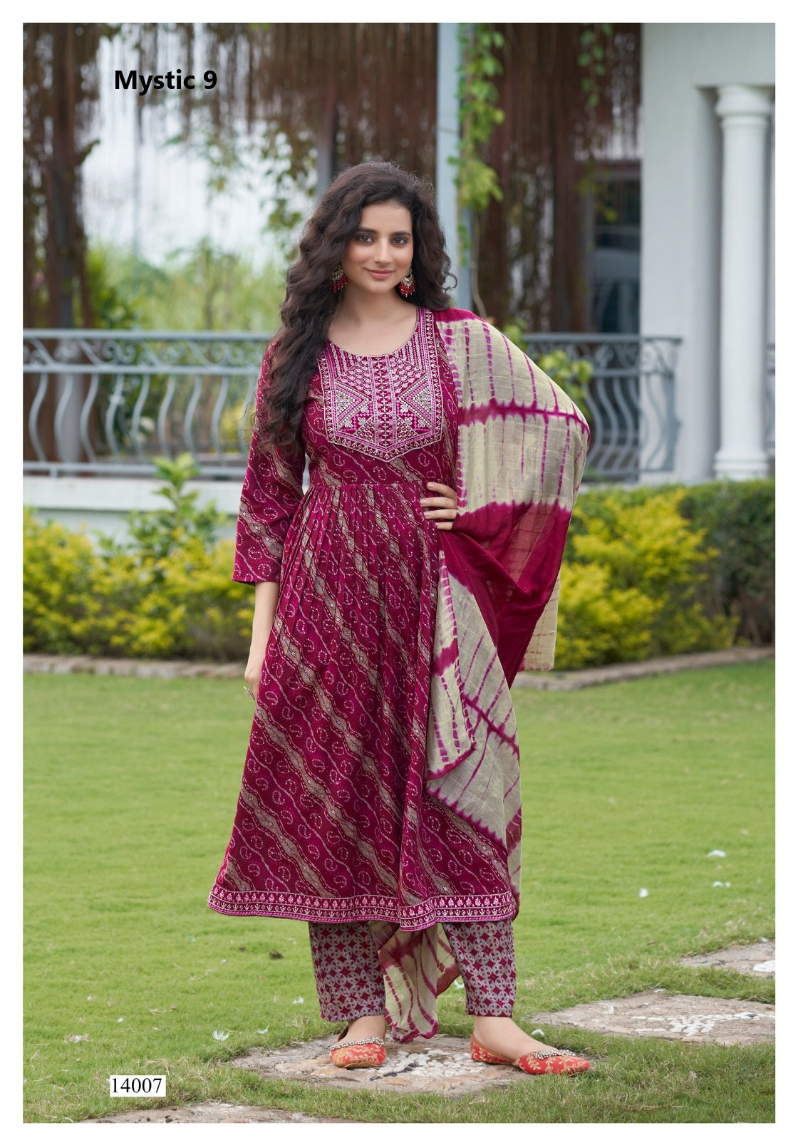Sara Vol 14 Mystic 9 Rayon Capsule Readymade Pant Style Suits Supplier Ahmedabad