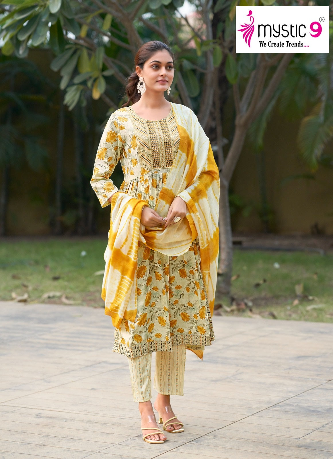 Sara Vol 15 Mystic 9 Rayon Capsule Readymade Pant Style Suits Manufacturer India
