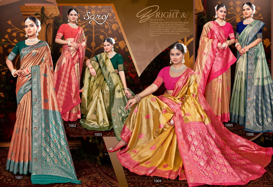 Sarangi Tissue Vol 2 Saroj Sarees Wholesale Price