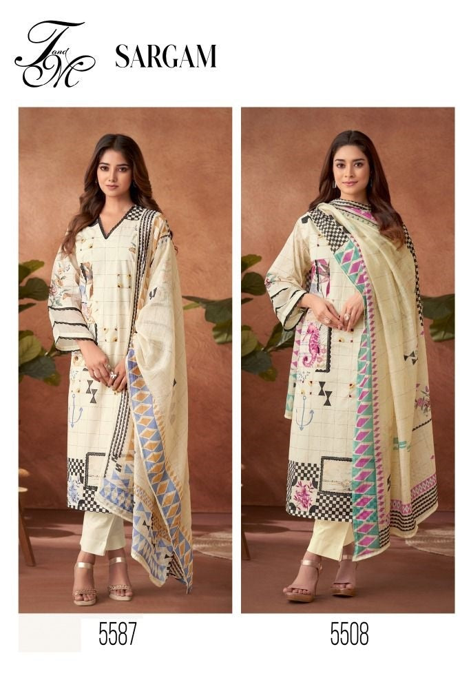 Sargam Tm Pure Organdy Pant Style Suits Supplier Ahmedabad