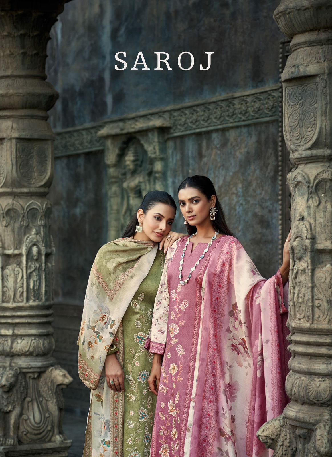 Saroj Sargam Prints Pure Jam Pant Style Suits Supplier