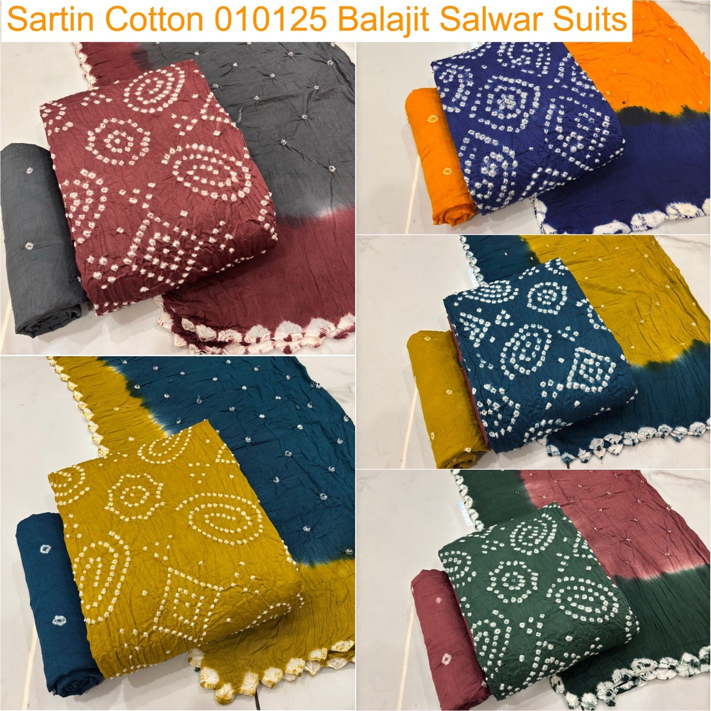 Sartin Cotton 010125 Balajit Salwar Suits Supplier