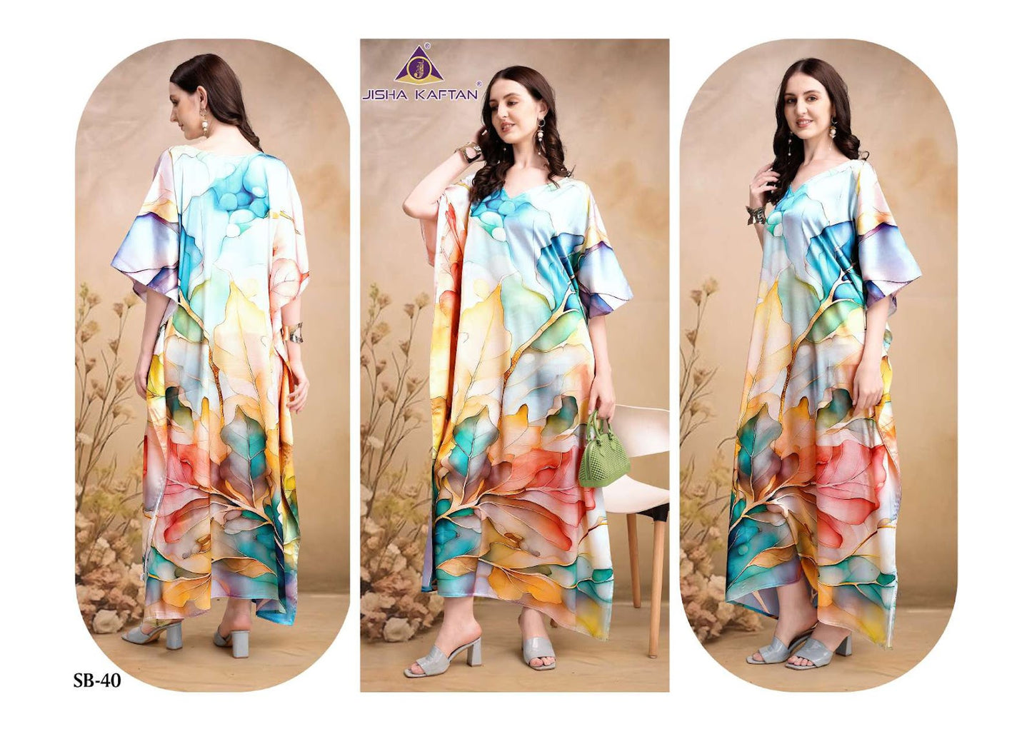 Satin Breeze Vol 5 Jisha Jelite Japan Satin Kaftans Wholesale Price