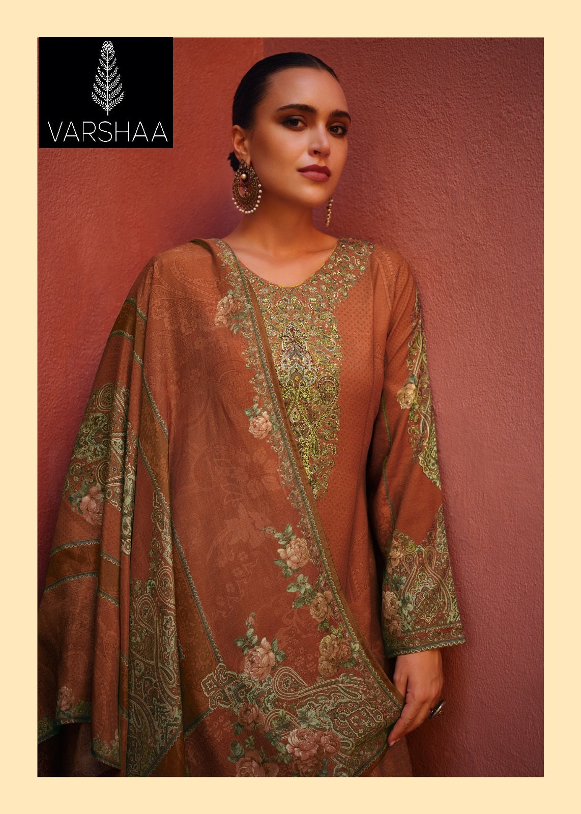 Satin Gulab Varshaa Modal Plazzo Style Suits Wholesale Price