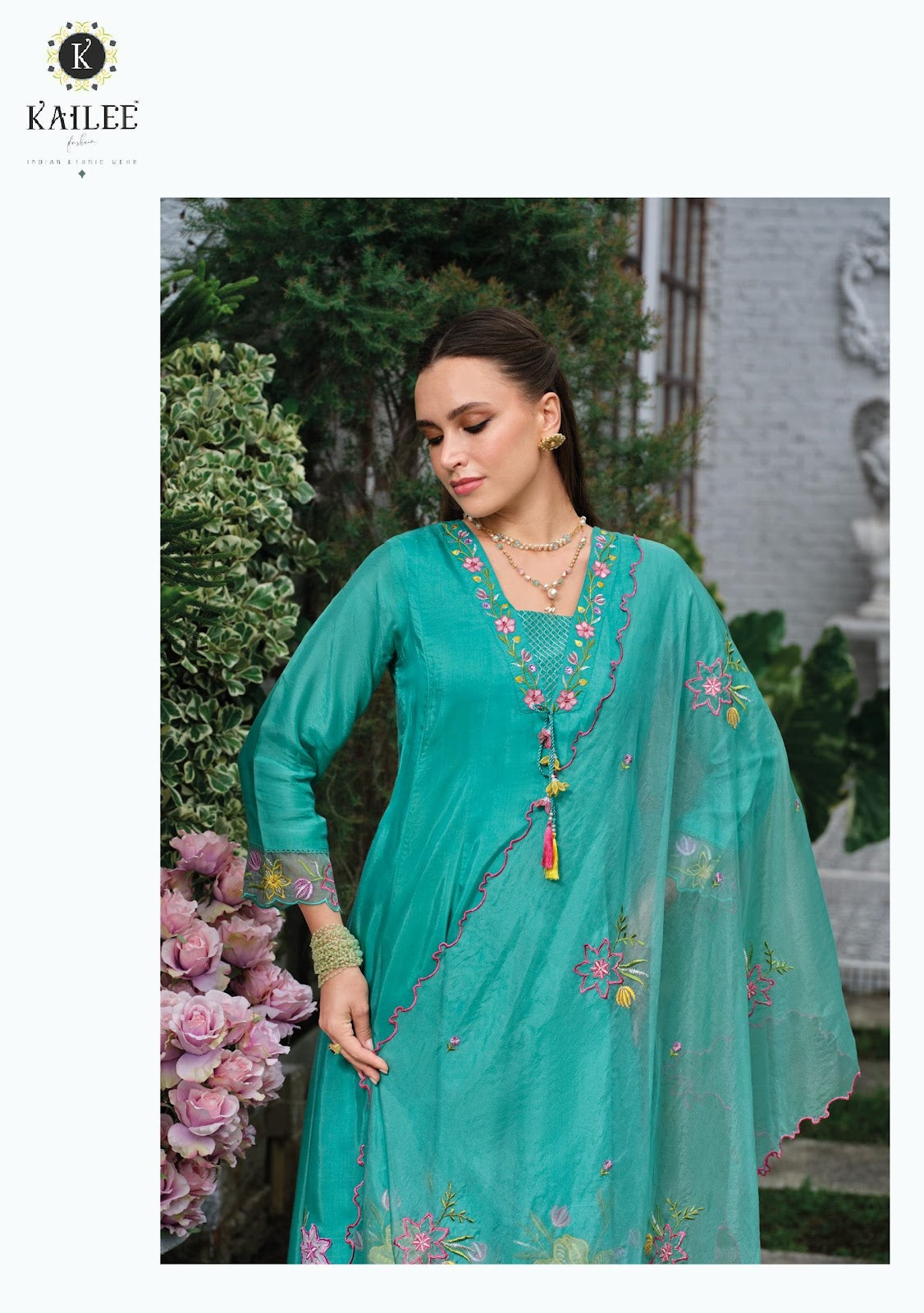 Satrangi Kailee Fashion Chanderi Viscose Readymade Anarkali Suits Manufacturer