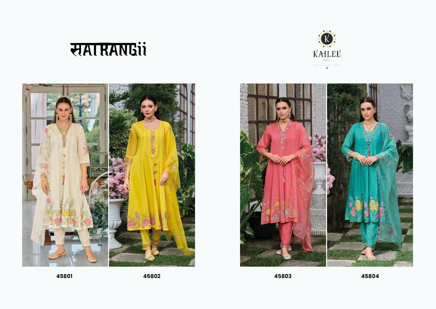 Satrangi Kailee Fashion Chanderi Viscose Readymade Anarkali Suits Manufacturer