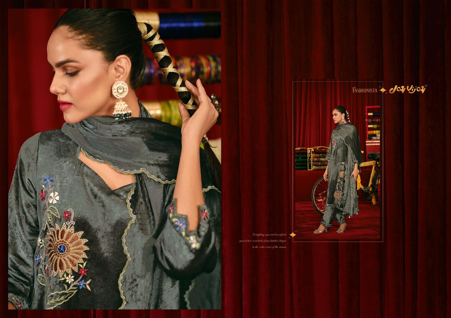 Saugat Jay Vijay Velvet Suits Manufacturer