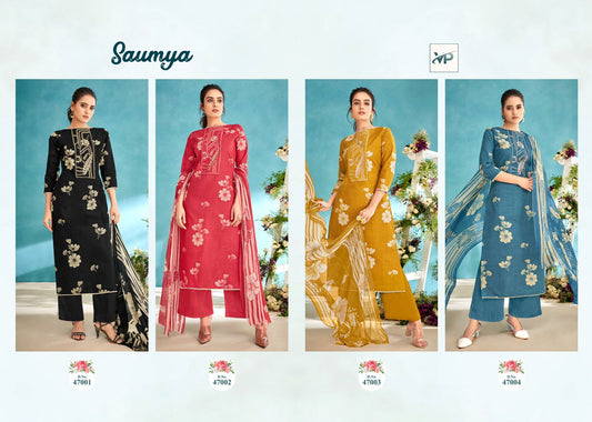 Saumya Vp Lawn Cotton Pant Style Suits Wholesale