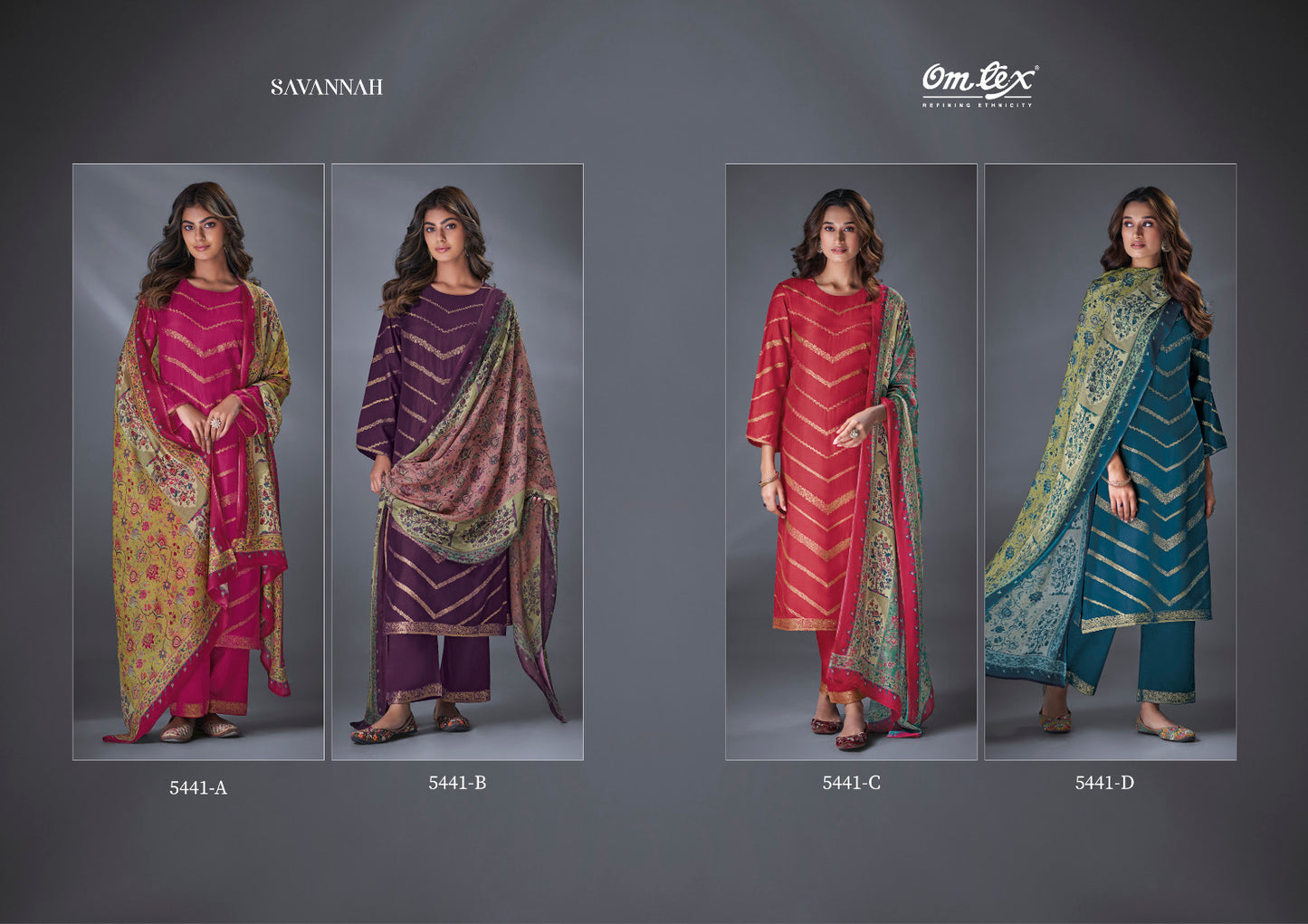 Savannah Omtex Muslin Jacquard Pant Style Suits Manufacturer