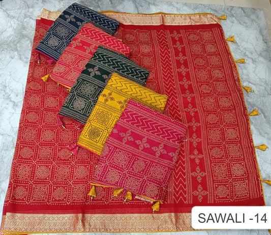 Sawali 14 Kalpveli Georgette Sarees Wholesaler Ahmedabad