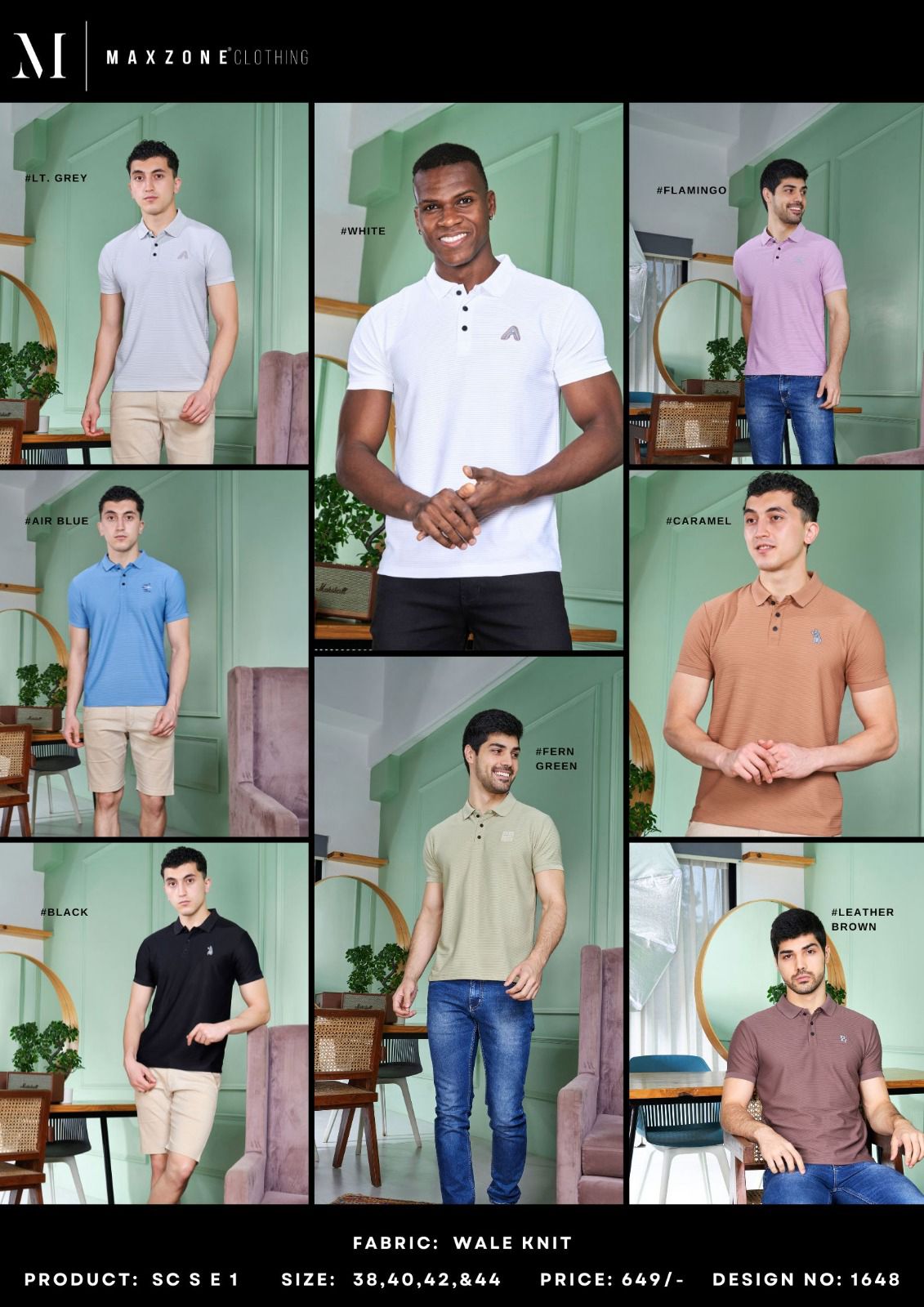 Sc S E 1 Maxzone Clothing Knit Mens Tshirts Manufacturer India