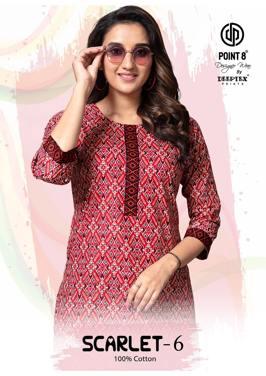 Scarlet Vol 6 Deeptex Prints Cotton Short Kurtis Wholesaler Ahmedabad