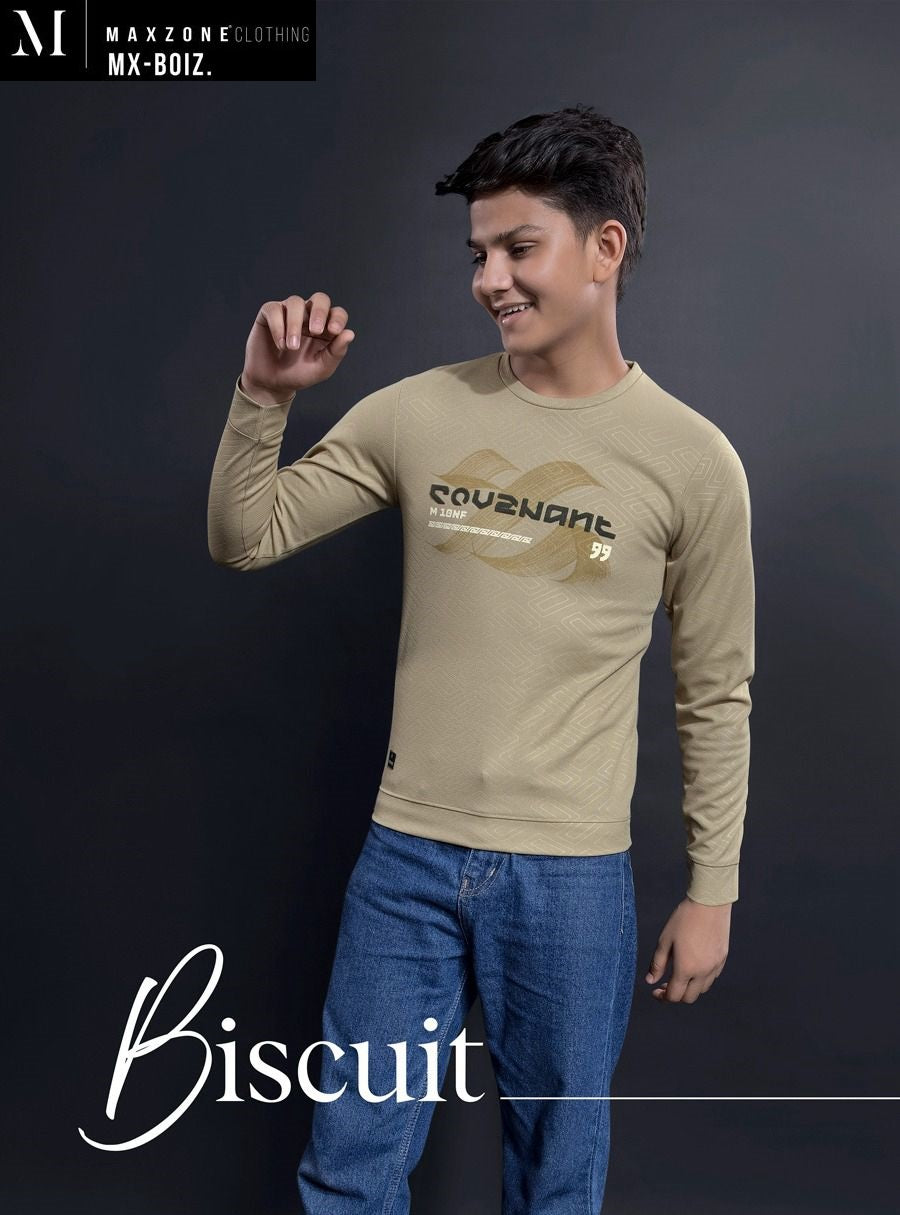 Sds J F 12 A Maxzone Clothing Jacquard Boys Tshirt Exporter Ahmedabad