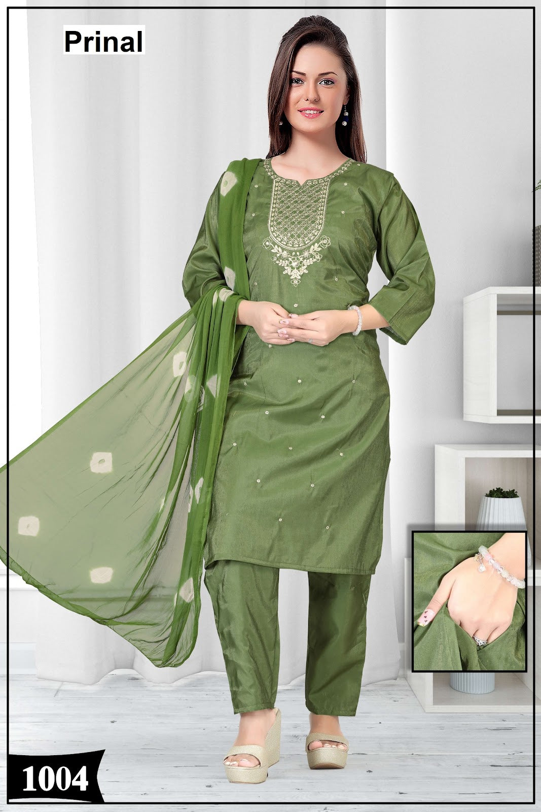 Seenu Prinal Simmer Readymade Pant Style Suits Supplier Ahmedabad