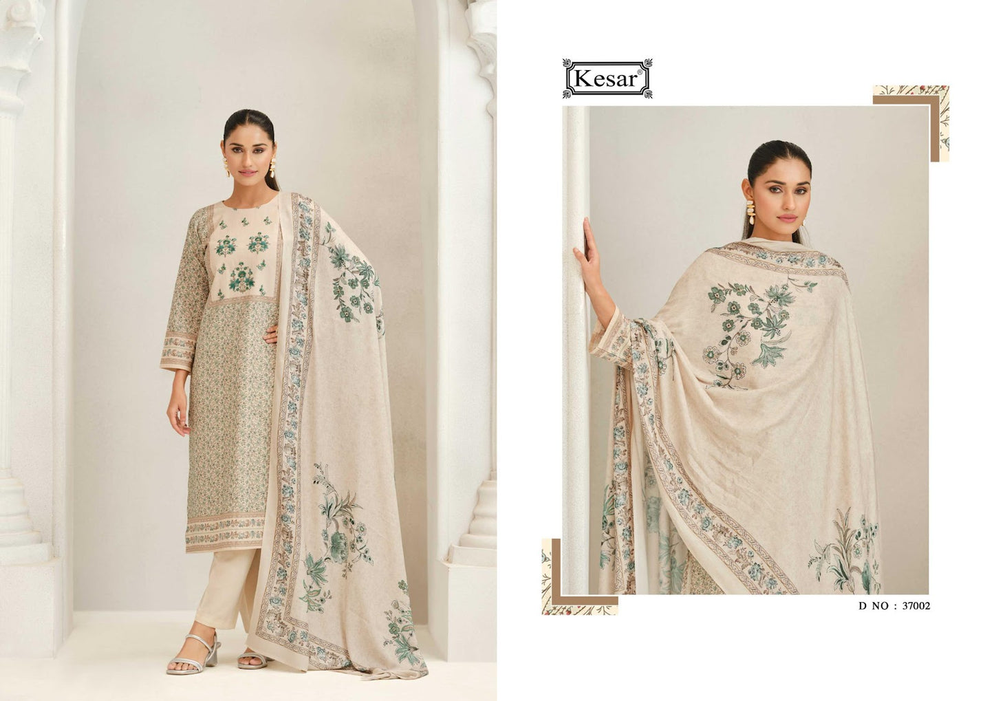 Seerat Kesar Viscose Pashmina Suits Supplier Gujarat