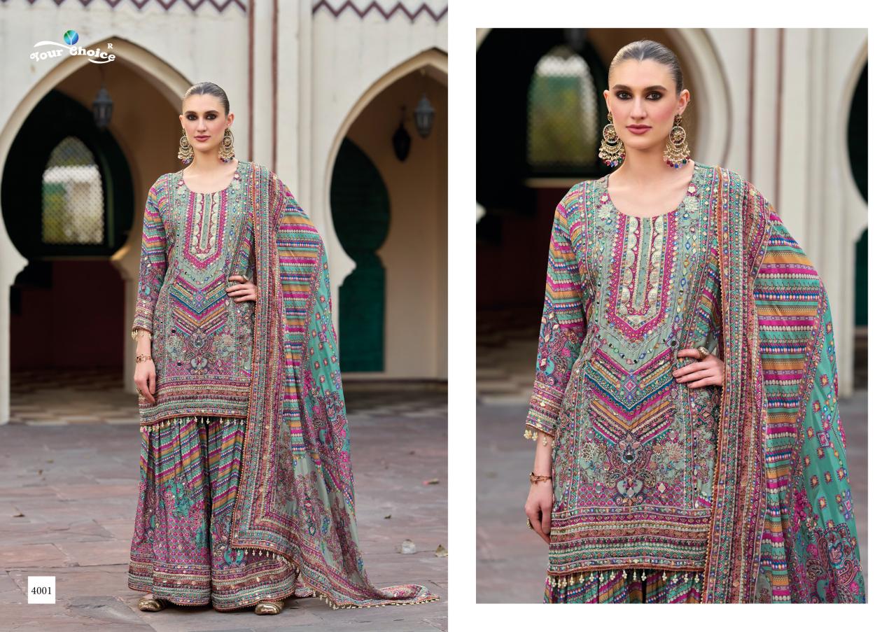 Seerat Vol 4 Your Choice Chinnon Pakistani Readymade Suits Exporter India